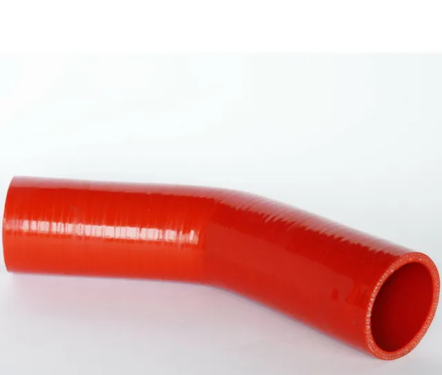 45 Gradi, Silikonbogen Id 16mm Tubo IN Silicone Arco Llk Turbo Tubo - Rosso