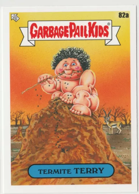 2021 Topps Garbage Pail Kids Food Fight Termite Terry 82a GPK sticker