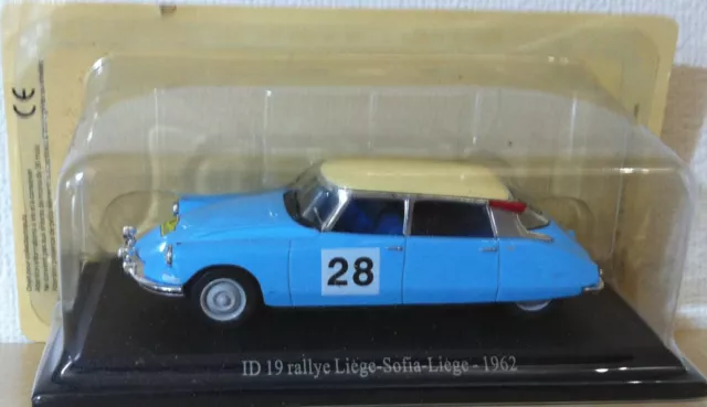 Citroën DS Collection - ID 19 rallye Liège-Sofia-Liège - 1962 - 1/43 - Éd. Atlas