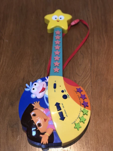 Dora The Explorer And Boots Singing Star Guitar Toy Nickelodeon Tv Show 