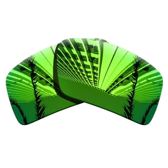 Sapphire Green Replacement Lenses For-Oakley DOUBLE EDGE Polarized Anti-scratch