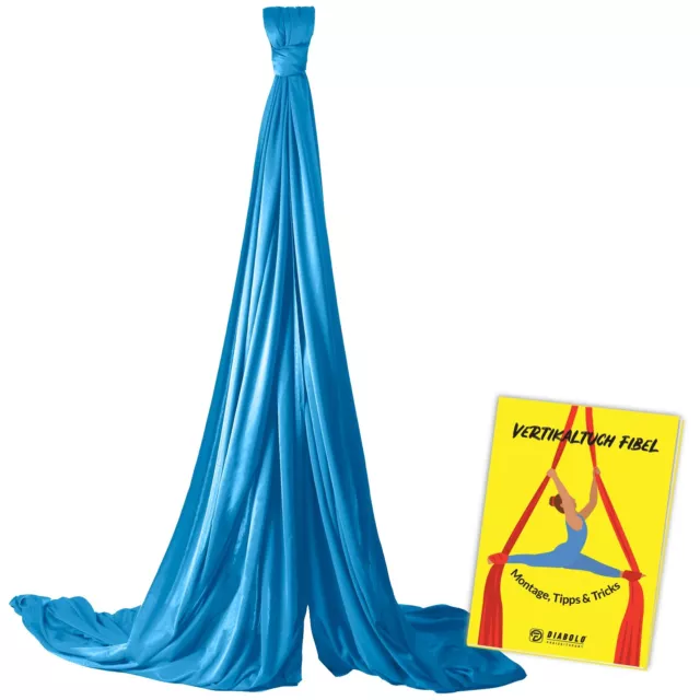 Vertikaltuch 6 - 8m (türkisblau) für Deckenhöhe bis 4m - Made in Europe