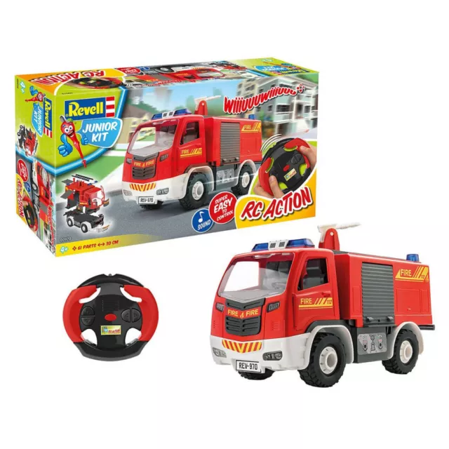 RC Feuerwehrauto Fire Truck ferngesteuert Maßstab 1:20 Revell Junior Kit 00970