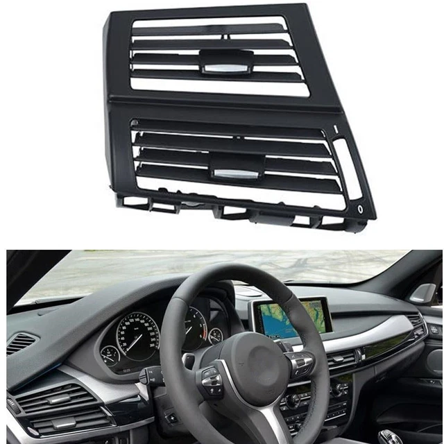 Inner Front Left Dash Air Vent Outlet Kit For BMW X5 X6 E70 E71 BLK MTZ