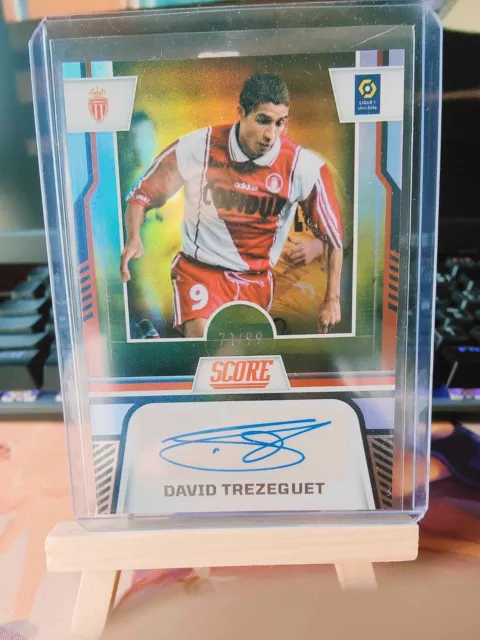 panini score L1 23/24 TREZEGUET auto 71/99