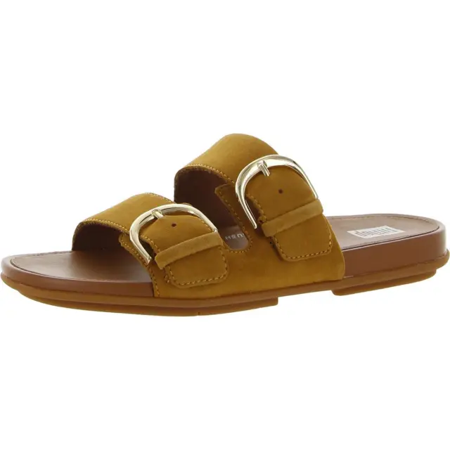 Fitflop Womens Graccie Suede Slip On Buckle Slide Sandals Shoes BHFO 3368