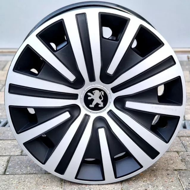 Set di finiture ruote 4x15" per adattarsi a Peugeot 207