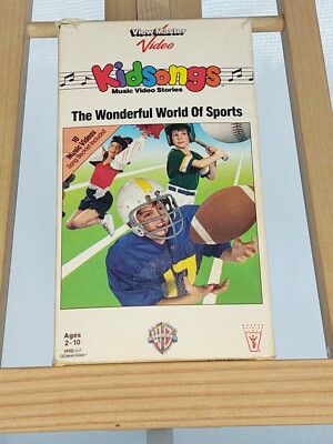 KIDSONGS VHS - The Wonderful World of Sports 10 Songs 1987 - Includes