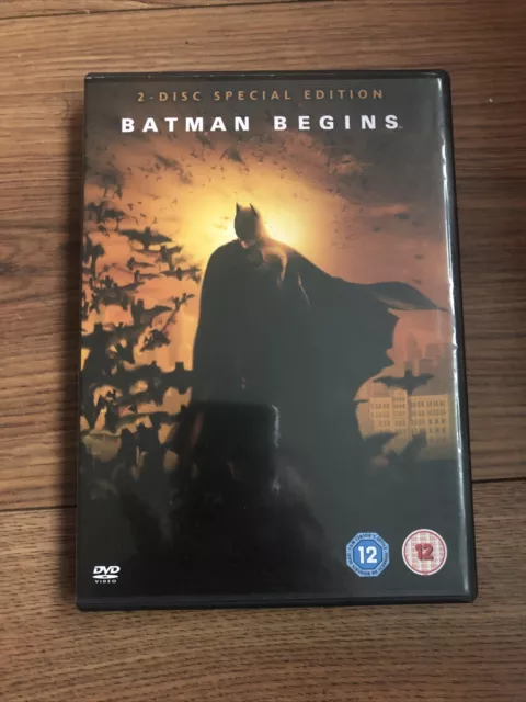 Batman Begins (DVD, 2-Disc Set) Special Edition Film Ex With Booklet