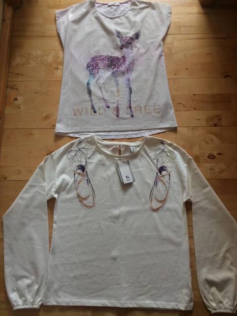 Girls Tu and Marks &Spencer  T-Shirts Tops age 12-13 years one New with Tags