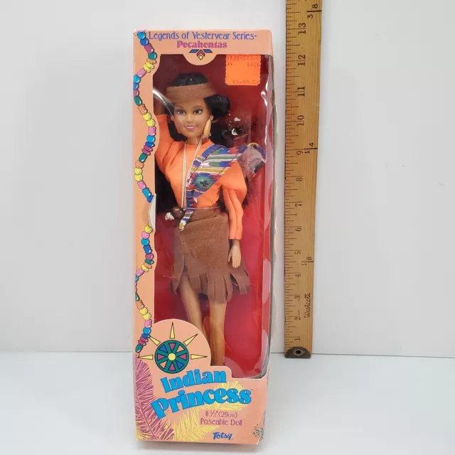 Vintage Totsy Pocahontas Indian Princess Doll Legends of Yesteryear Series 11.5"