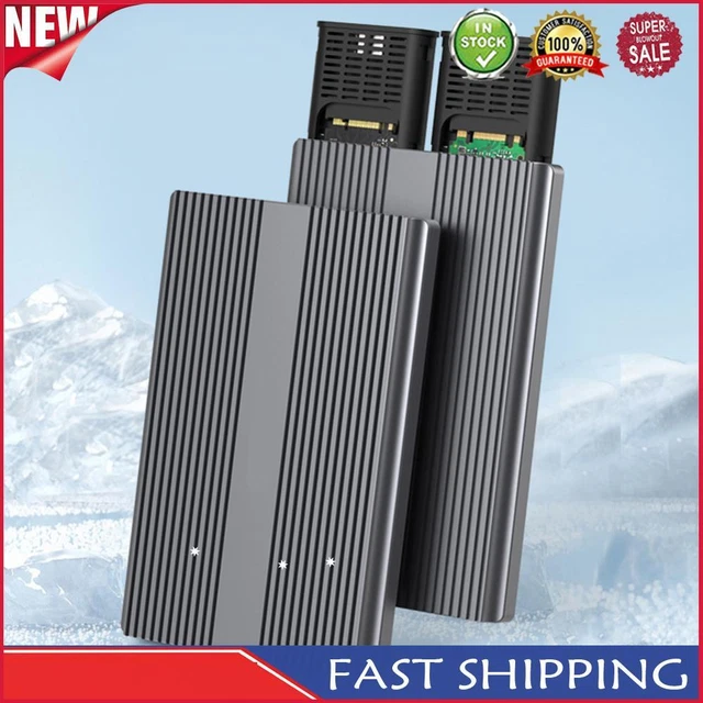 NVME SSD Case Dual Protocol M.2 SATA Hard Disk Drive Box for Desktop Computer