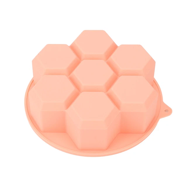 2pcs 100ml 7 Grids Honeycomb Ice Cube Tray Ice Cube Moulds Combo With Removable