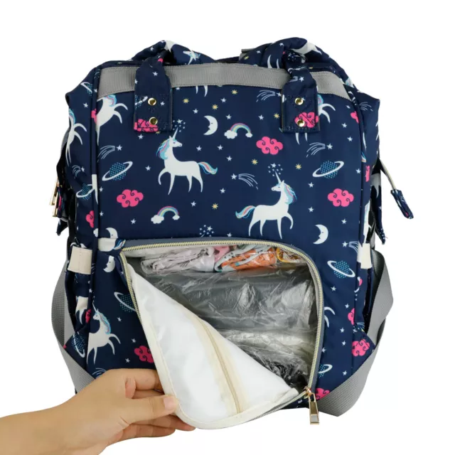 Baby Diaper Bag Mummy Maternity Multi-Function Waterproof Backpack Nursing Bags 8