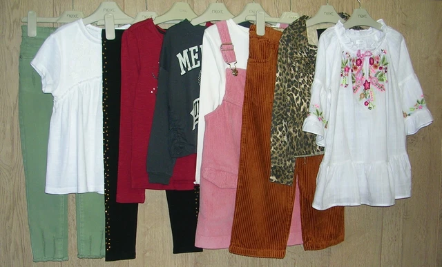 NEXT RIVER ISLAND ZARA etc Girls Bundle Tops Jeans Dress Age 5-6 116cm Some NEW