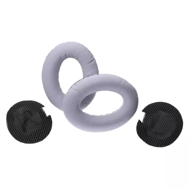 Kopfhörer Ohrpolster earPad  schwarz-weiß für Bose QuietComfort 2, 15, 25, 35