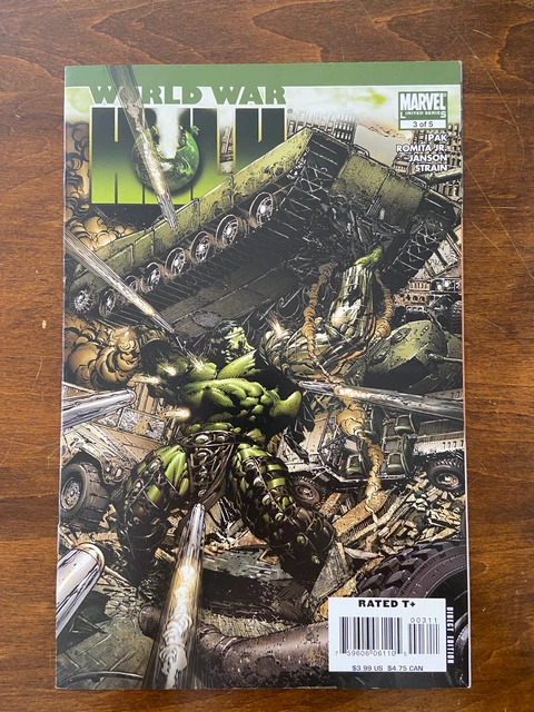 WORLD WAR HULK #3 (Marvel,10/2007) VF-NM Pak, Romita Jr