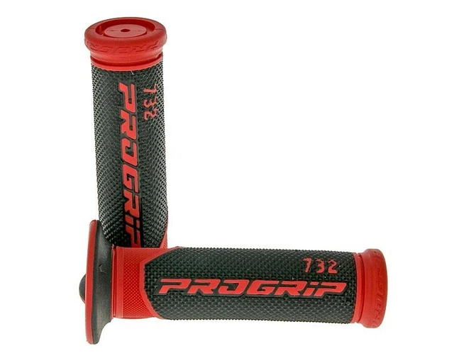 Poignées de guidon PROGRIP 732 Road - noir / rouge [Ø 22mm]