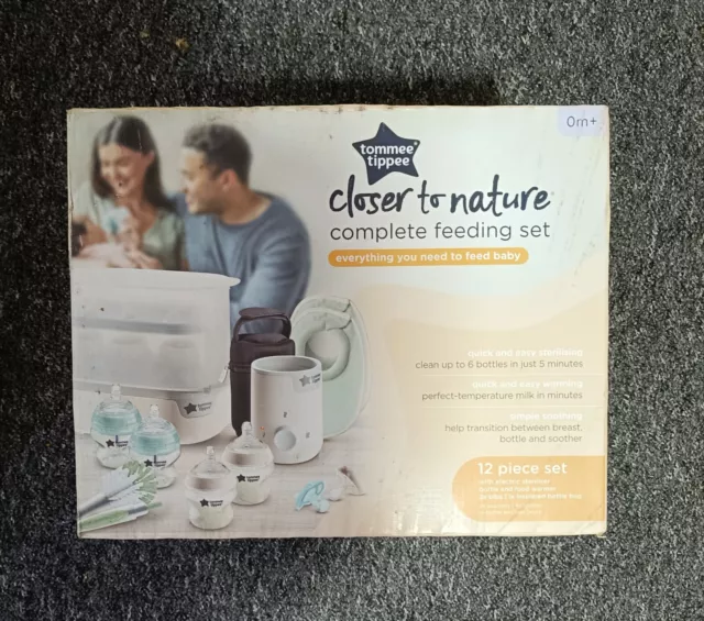 Tommee Tippee CTN-SET10 Natural Complete Feeding Set - White