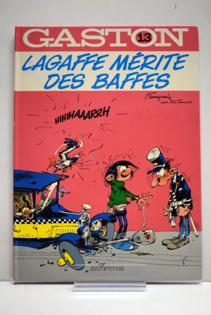 ➡ Gaston (Franquin) 13 Lagaffe mérite des baffes ☆ EO 1979 ☆ Dupuis ☆ TBE