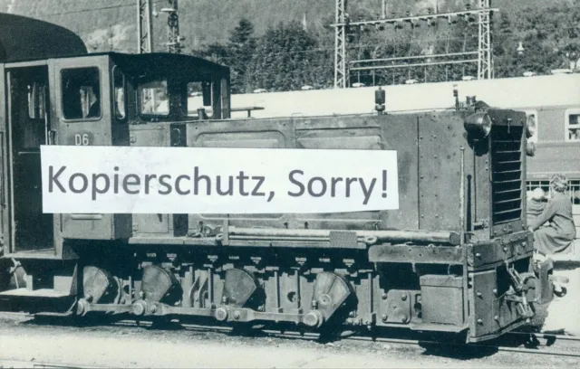 "Alte Foto-AK"- Zillertalbahn Lok D6 am 17.9.1965