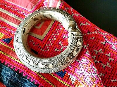 Old Yemeni Ornate Silver Bracelet …beautiful accent and collection piece 3