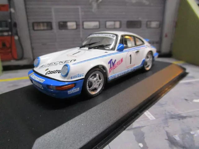 PORSCHE 911 964 RS Carrera Cup Supercup #1 Land TV Spielfilm 94 Minichamps 1:43