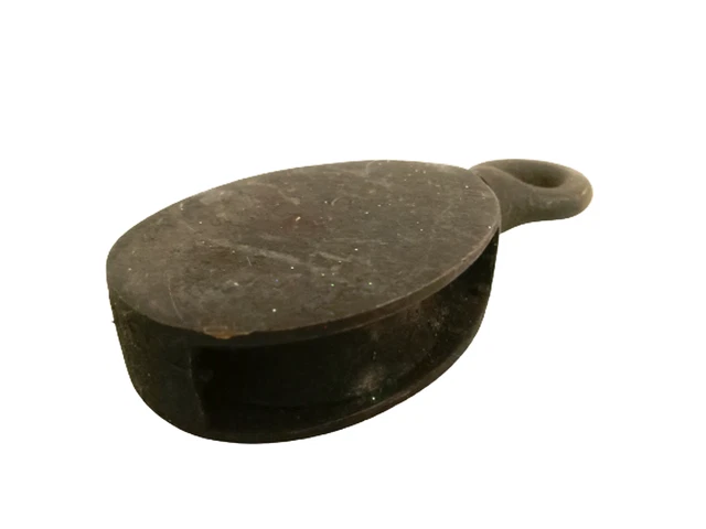 VINTAGE Marine BRASS PULLEY - Marine Hardware - FROM SHIP SALVAGE (1811)