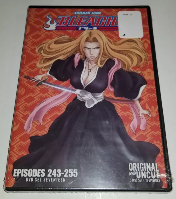 Bleach Shonen Jump Episodes 80-91 DVD Set Four Part 2 3-Discs Season 4!  UNCUT!!! 