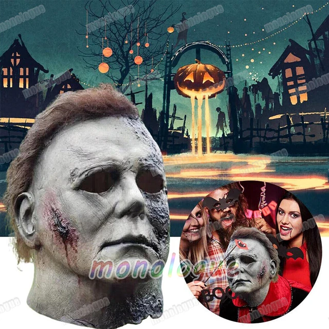 Michael Myers Halloween Scary Kills Horror Movie Cosplay Costume Latex Full Mask