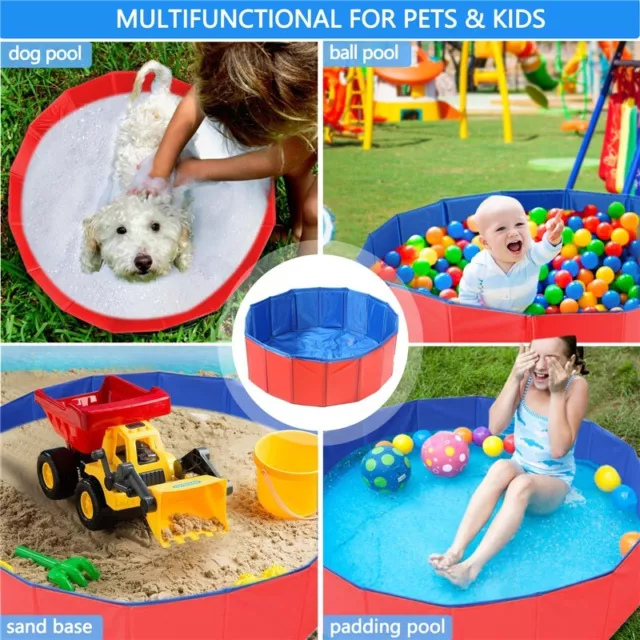 Piscina portatil para mascotas, gatos, niños,bañera para interiores y exteriores