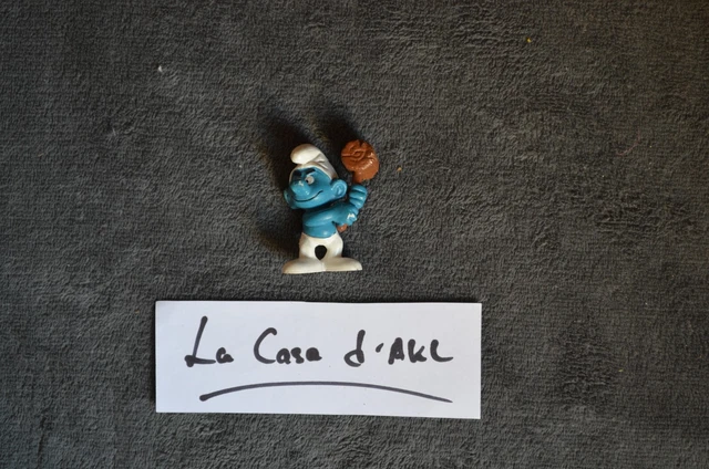 Figurine Schleich Schtroumpf Arbitre Avec Sifflet - Réf. 20191 - Occasion