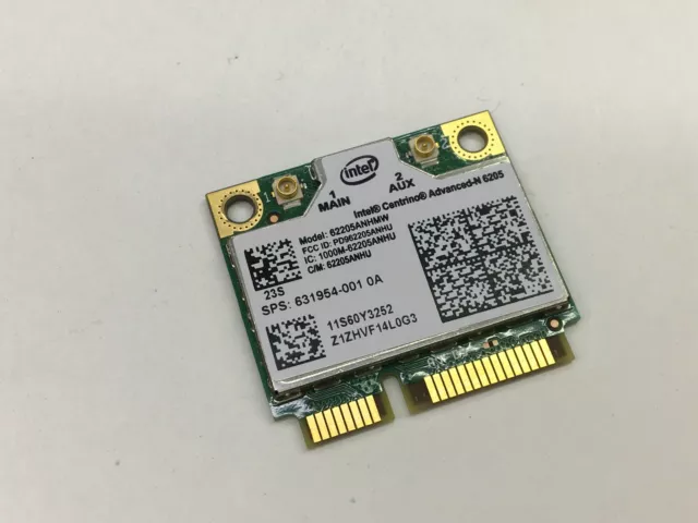 Intel Centrino Advanced-N 6205 Dual-band Wireless Card 802.11a/b/g/n 300Mbps