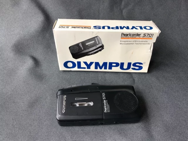 Olympus Pearlcorder S701 Diktiergerät Micro-Kassette Recorder, wenig genutzt