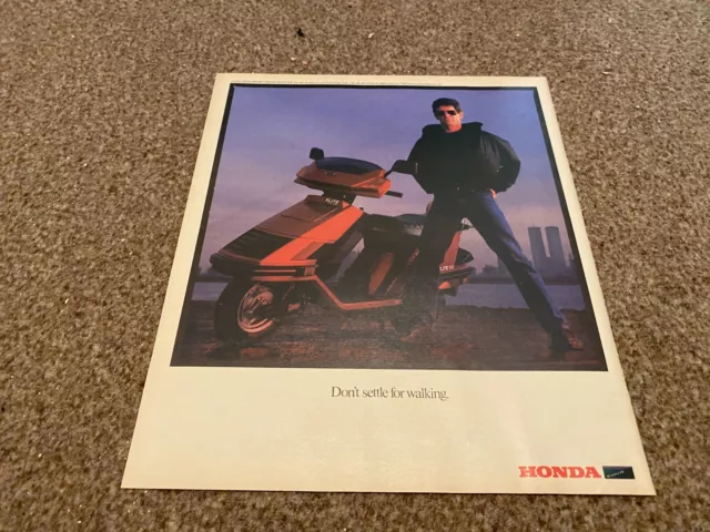 Ptrbk1 Werbung 13X11 Der Honda Elite Scooter