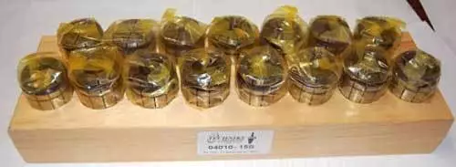 15 Pcs. Techniks 1/8" to 1" x 16ths TG 100 Precision CNC Collet Set