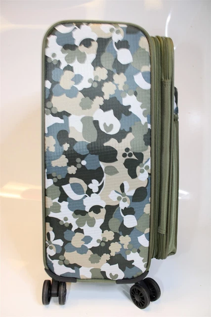 Samantha Brown Olive Geo Camo 2PC Set Carry On / Tote NEW Luggage S7655-35-2PC 4