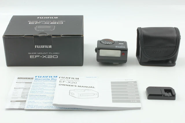 ALL Works [Almost Unused / Box] Fujifilm Clip-on Flash EF-X20 From JAPAN