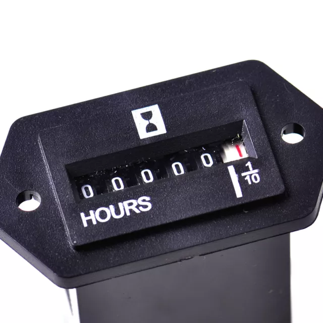 AC 100-250V Hour Meter Sealed Counter Gauge pour Car Boat Truck Engine Generator 3