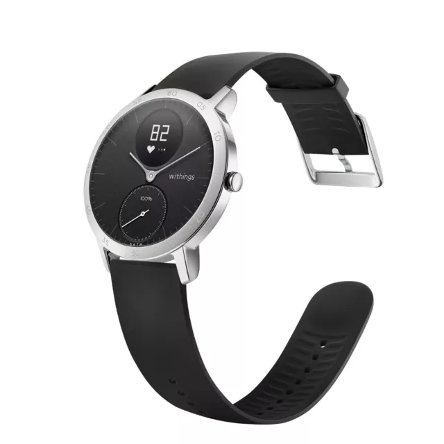 Withings Steel HR 36mm Hybrid Smartwatch Connected GPS - Noir - comme Neuf 2