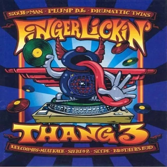 Various -  Finger Lickin Thang Vol. 3 CD 16 Tks Breakbeat Mixed Soul of Man VGC