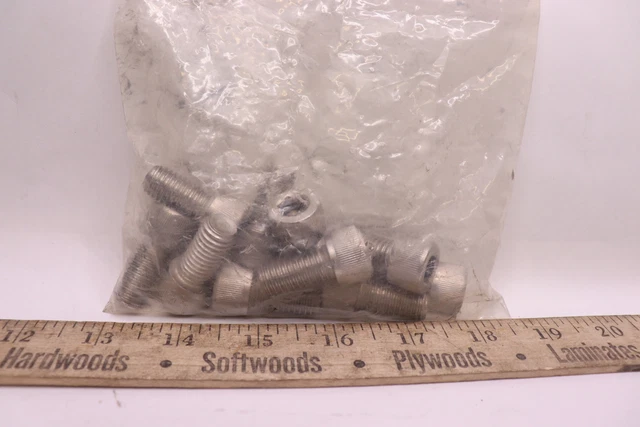 (10-Pk) Value Collection Hex Socket Cap Screw 1/2"-13 UNC x 1" 92085