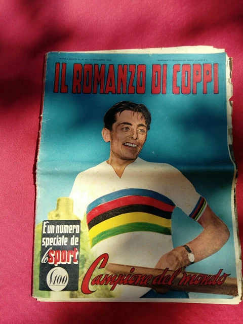 LIBRO - Numero speciale dello sport, Il Romanzo di coppi 5 Novembre 1953