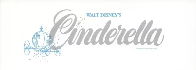 Walt Disney Productions CINDERELLA Original Film Release 5 LETTERHEAD 1949 Mint