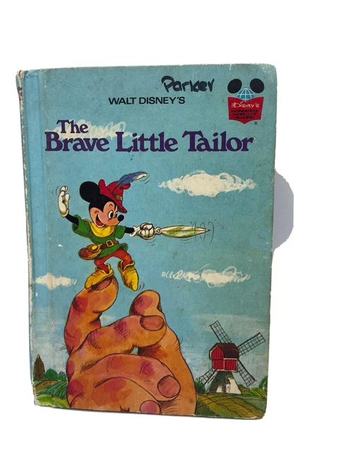 Walt Disney's The Brave Little Tailor (1974) hard Cover Book