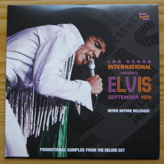 "Las Vegas International presents Elvis September 1970" PROMO SAMPLER (MRS)
