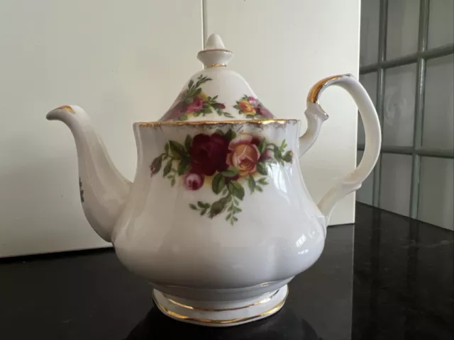 Royal Albert Old Country Roses  Miniature Tea Pot.