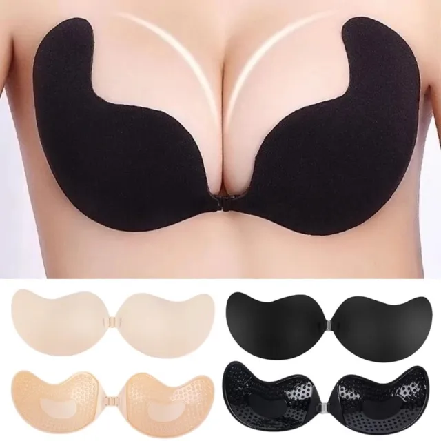 Women Invisible Silicone Breast Pad Boob Lift Tape Bra Nipple Cover Sticker AU