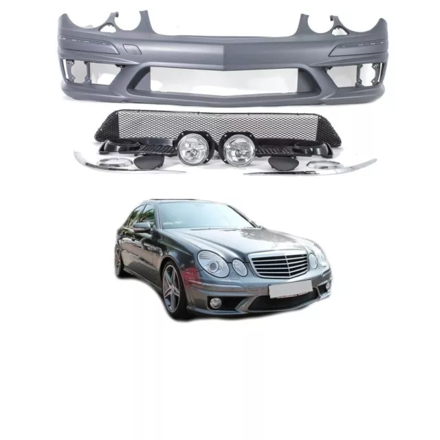 Mercedes Classe E W211 Avant Pare-Chocs + Accessoire pour E63 AMG Mopf Facelift