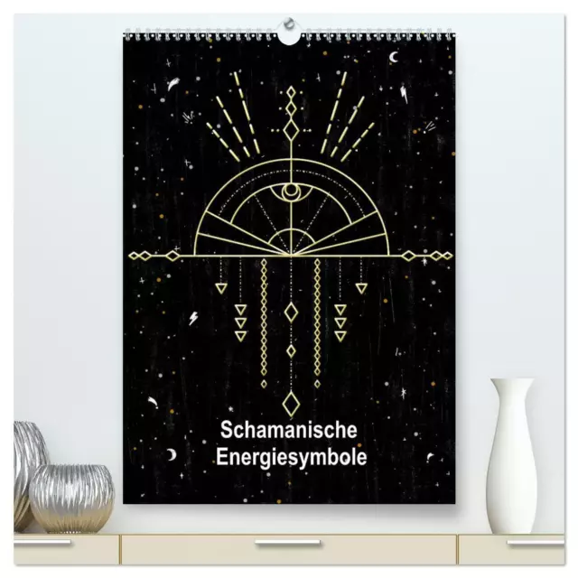 Schamanische Energiesymbole (hochwertiger Premium Wandkalender 2024 DIN A2...
